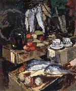 Konstantin Korovin Fish china oil painting artist